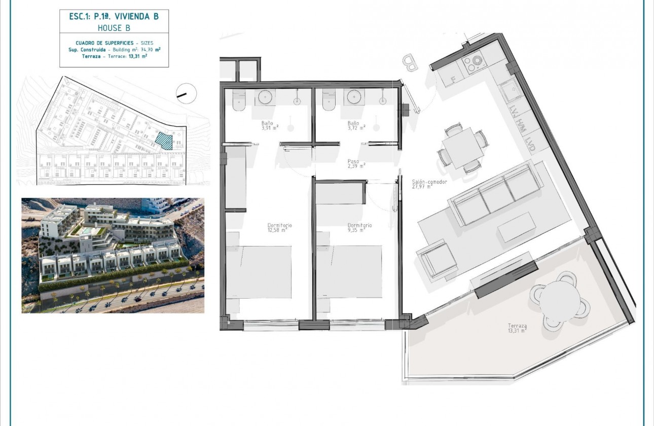 New Build - Apartment / flat - Águilas - El Hornillo