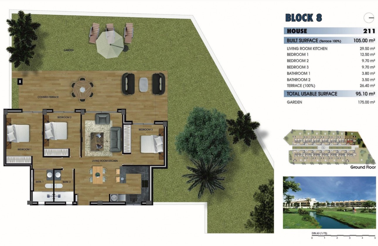 New Build - Apartment / flat - Los Alcázares - Serena Golf