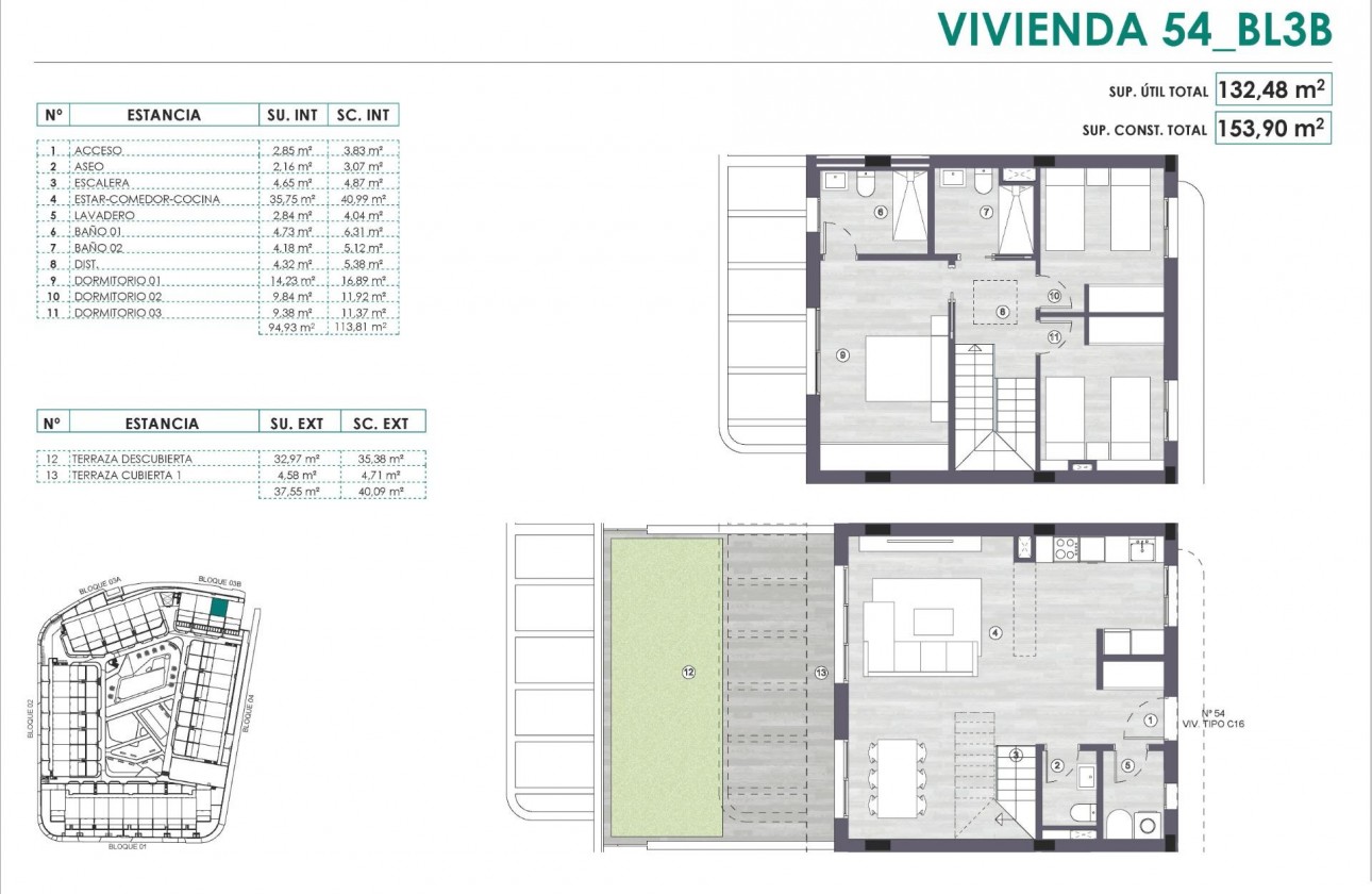 Nouvelle construction - Attique - Monforte del Cid - Alenda Golf