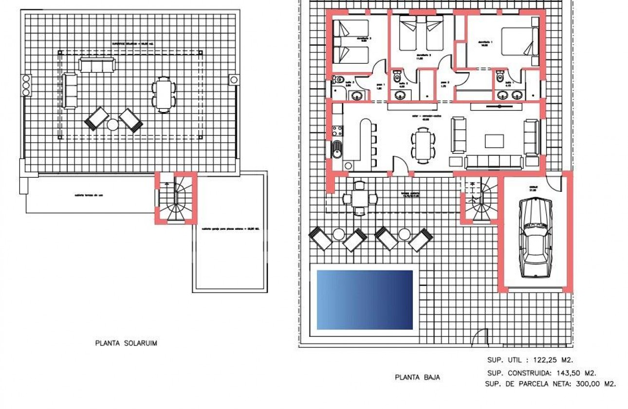 Nouvelle construction - Villa - Fuente Álamo - La Pinilla