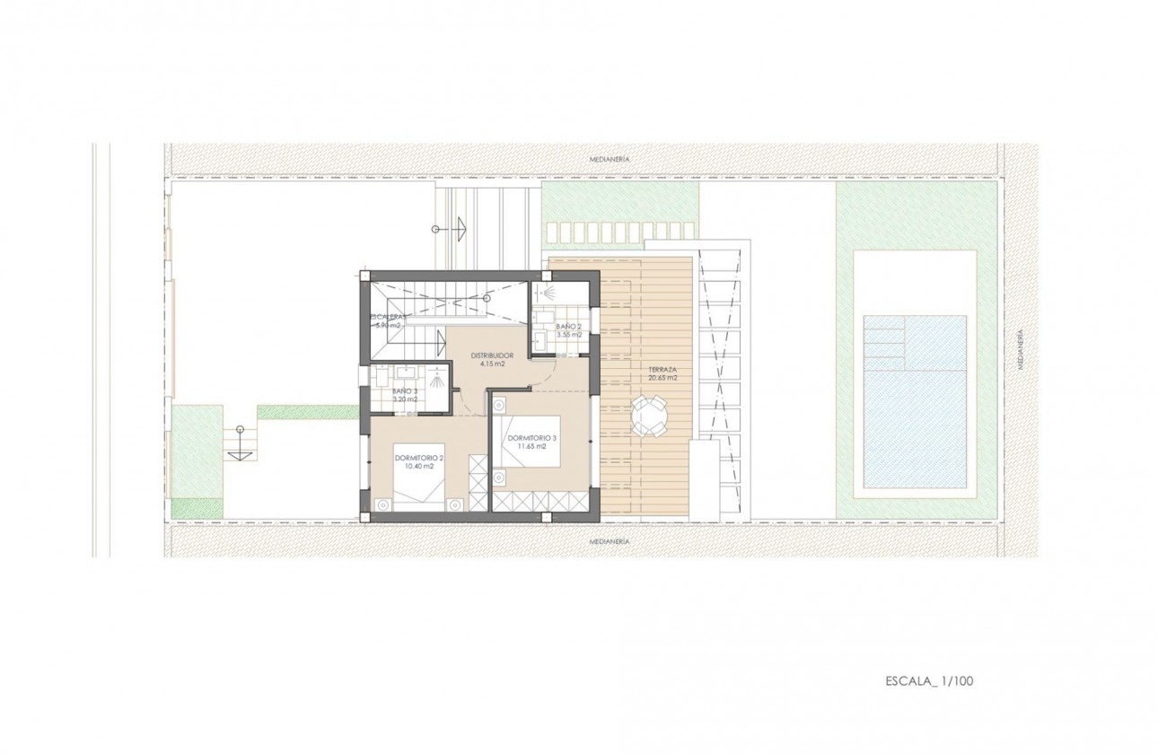 Nueva construcción  - Chalet - San Juan de los Terreros - Las Mimosas