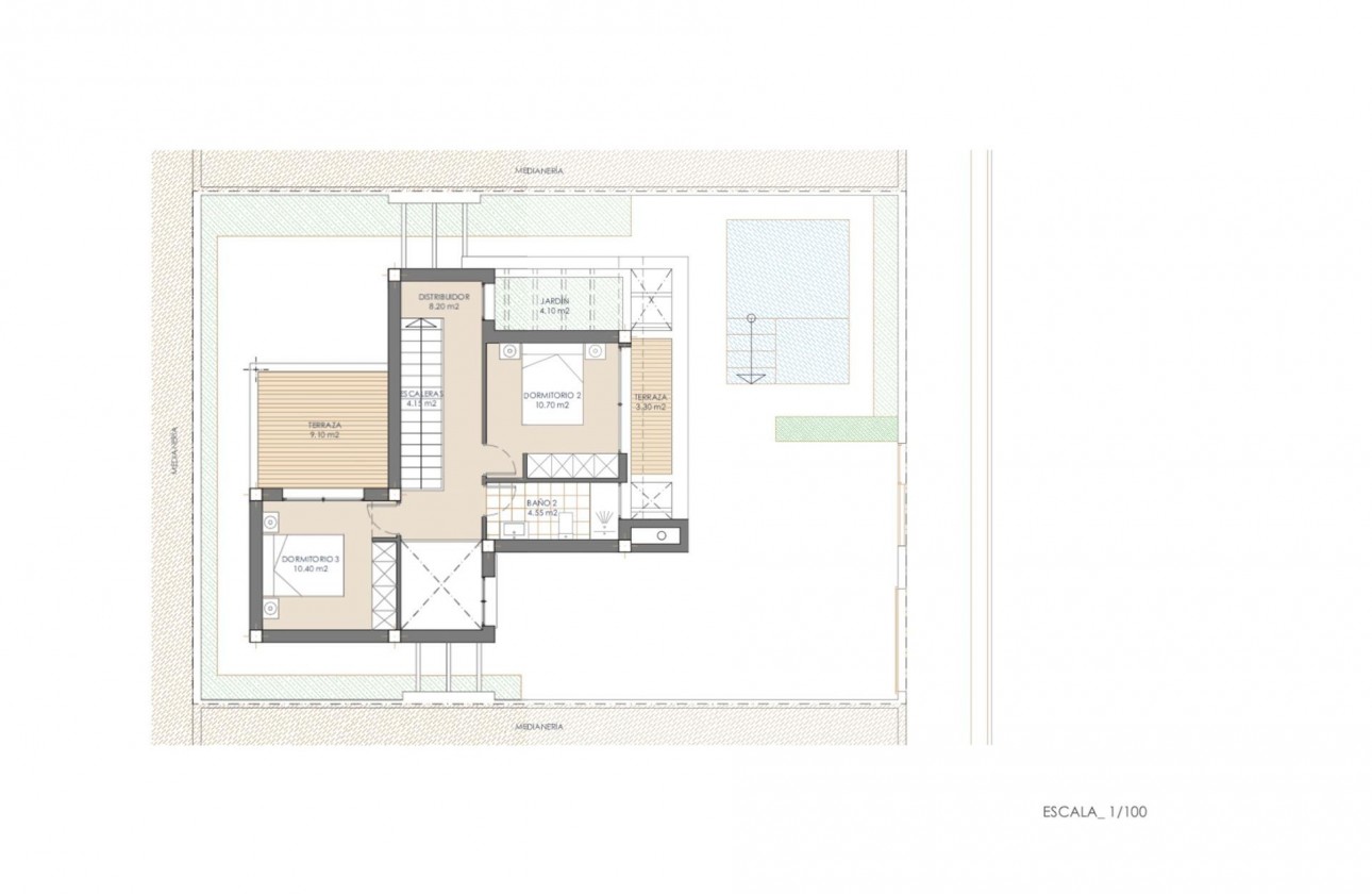 Nueva construcción  - Chalet - San Juan de los Terreros - Las Mimosas