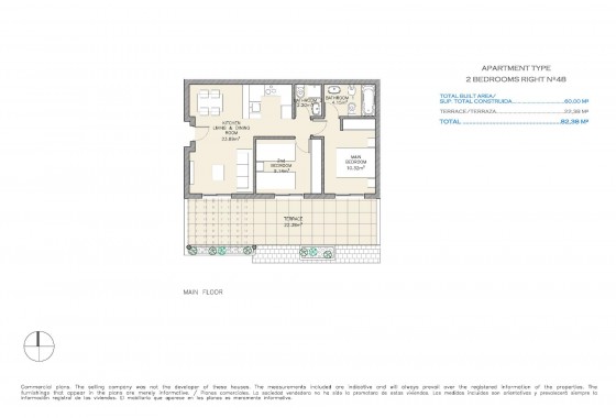 New Build - Apartment / flat - Águilas - Collados