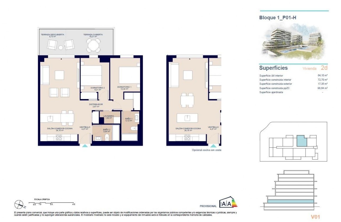 Nouvelle construction - Appartement - Villajoyosa - Playas Del Torres