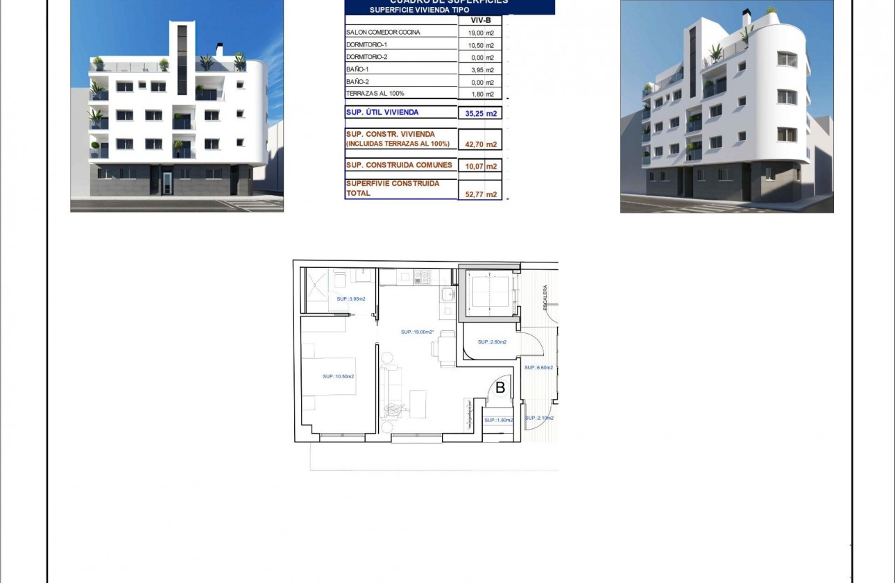 Nouvelle construction - Appartement - Torrevieja - Centro