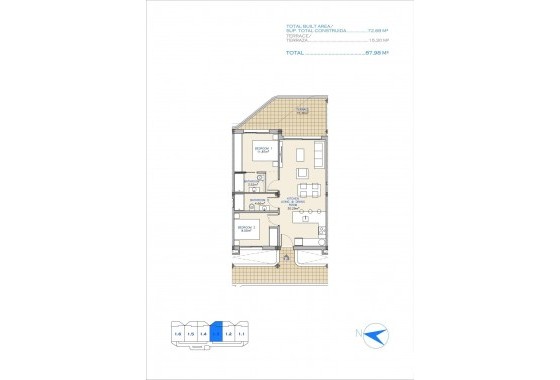 New Build - Apartment / flat - Los Alcázares - Serena Golf