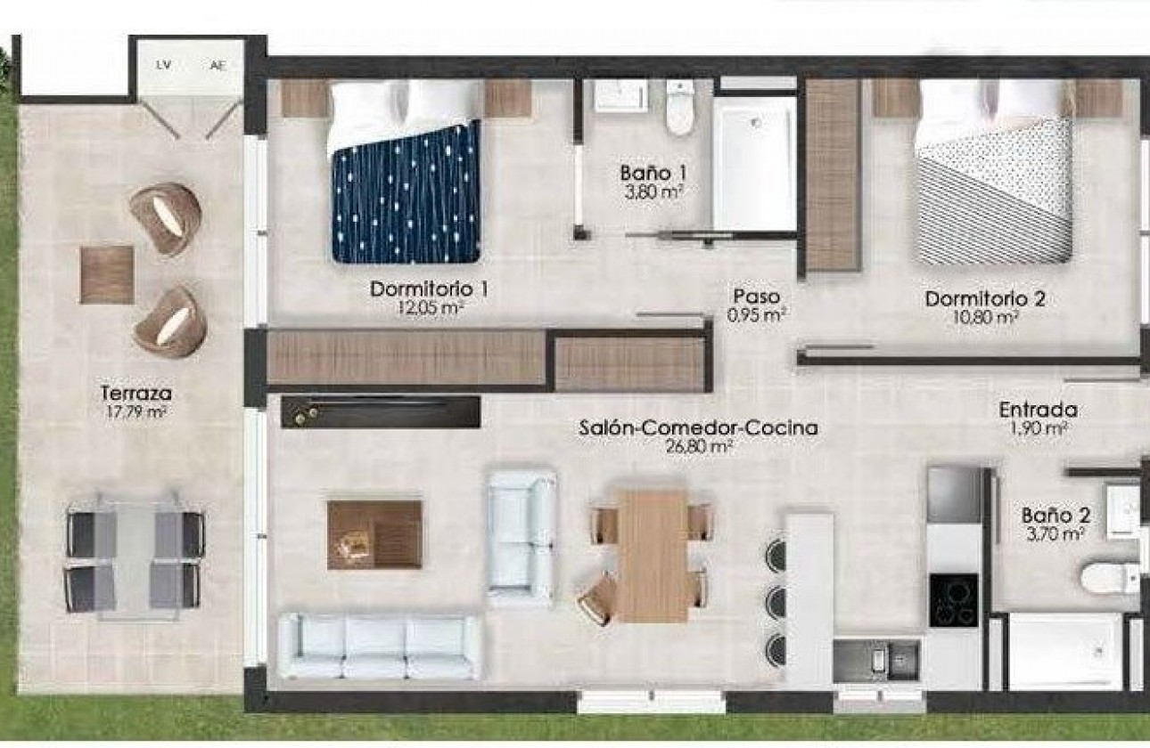 Nueva construcción  - Apartamento / piso - Alhama de Murcia - CONDADO DE ALHAMA GOLF RESORT