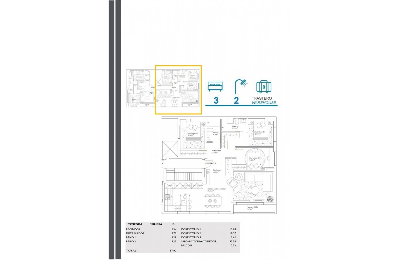 Nouvelle construction - Appartement - San Javier - Santiago de la Ribera