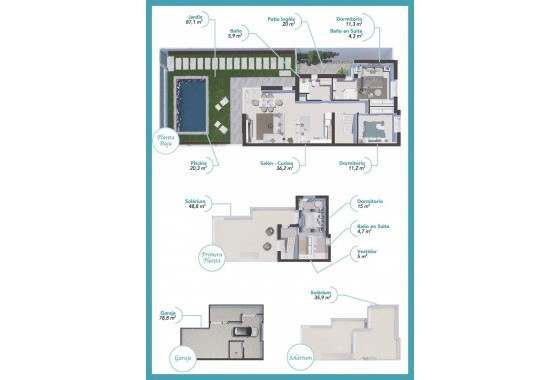 Nueva construcción  - Chalet - Los Alcázares - Serena Golf