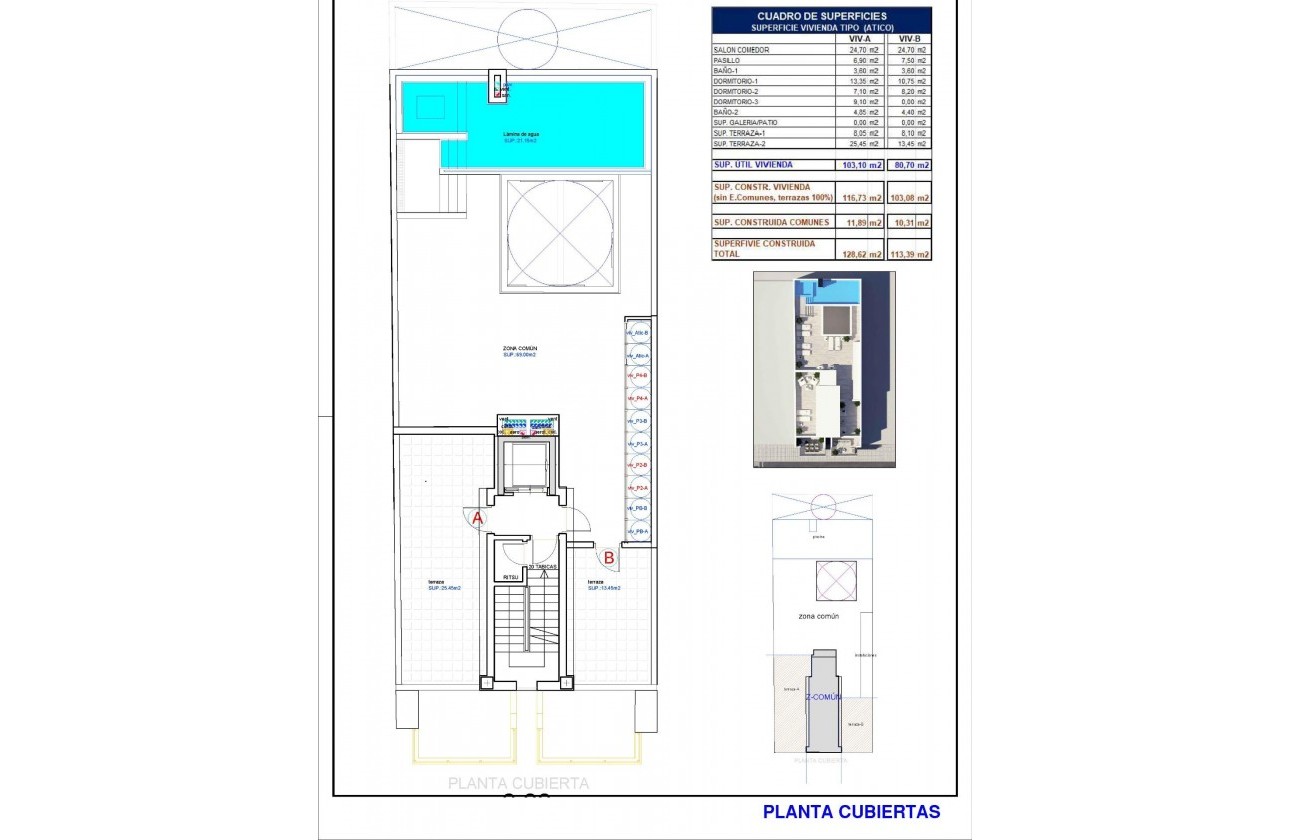 Nouvelle construction - Attique - Torrevieja - Playa del Cura