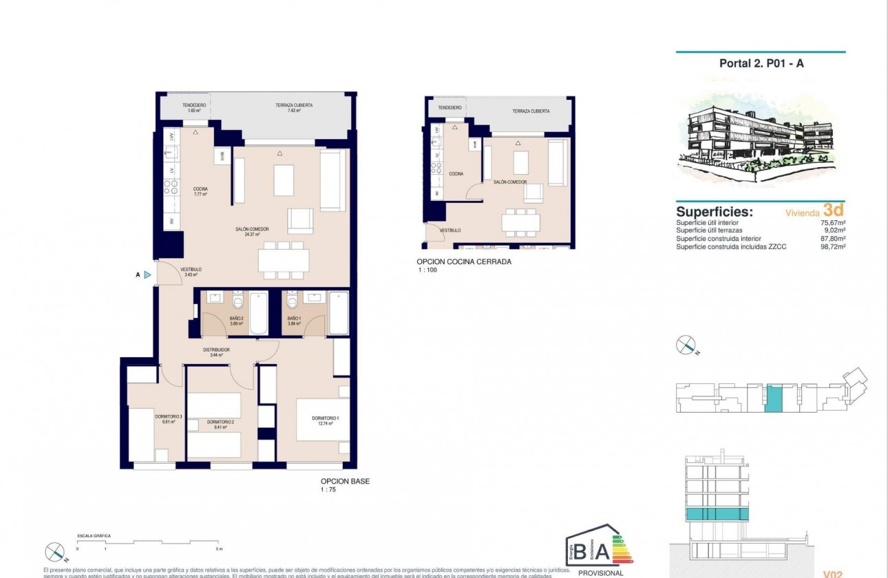 Nouvelle construction - Appartement - Alicante - San Agustín-PAU 2