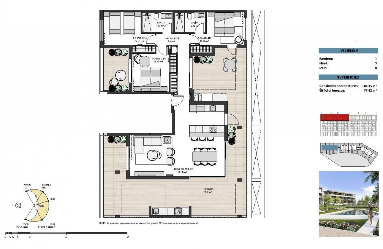 Nouvelle construction - Attique - Torre - Pacheco - Santa Rosalia Lake And Life Resort