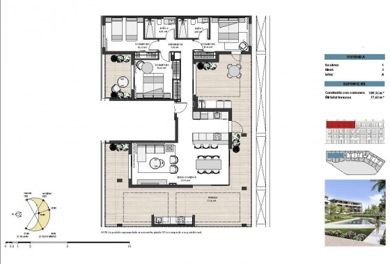 Nouvelle construction - Attique - Torre - Pacheco - Santa Rosalia Lake And Life Resort