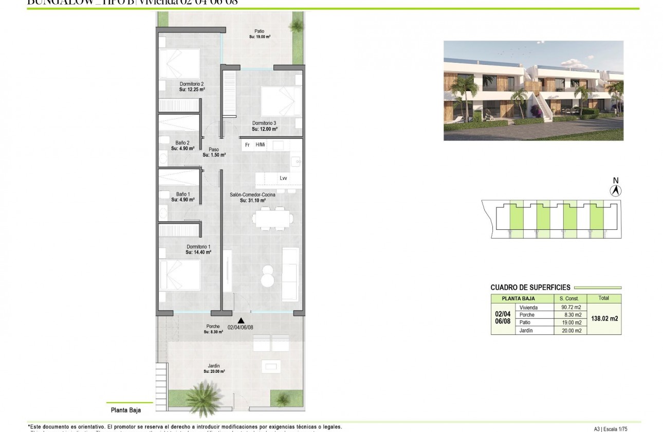 Nueva construcción  - Bungalow - Alhama de Murcia - Condado de Alhama