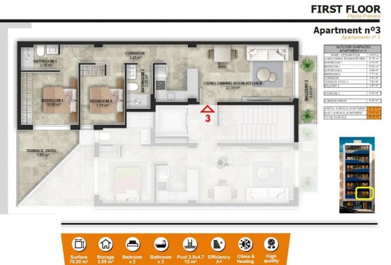 Nueva construcción  - Apartamento / piso - Torrevieja - Playa del Acequión