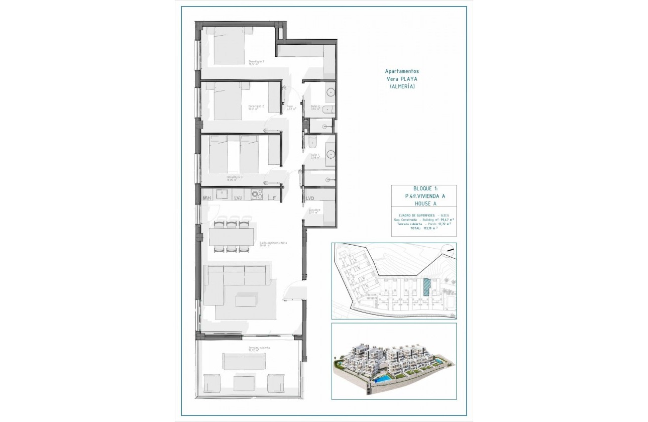 Nueva construcción  - Apartamento / piso - Vera - Pueblo Salinas