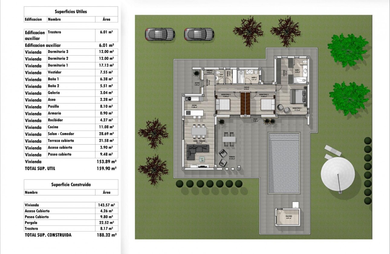 Nouvelle construction - Villa - Aspe - Poligono 19