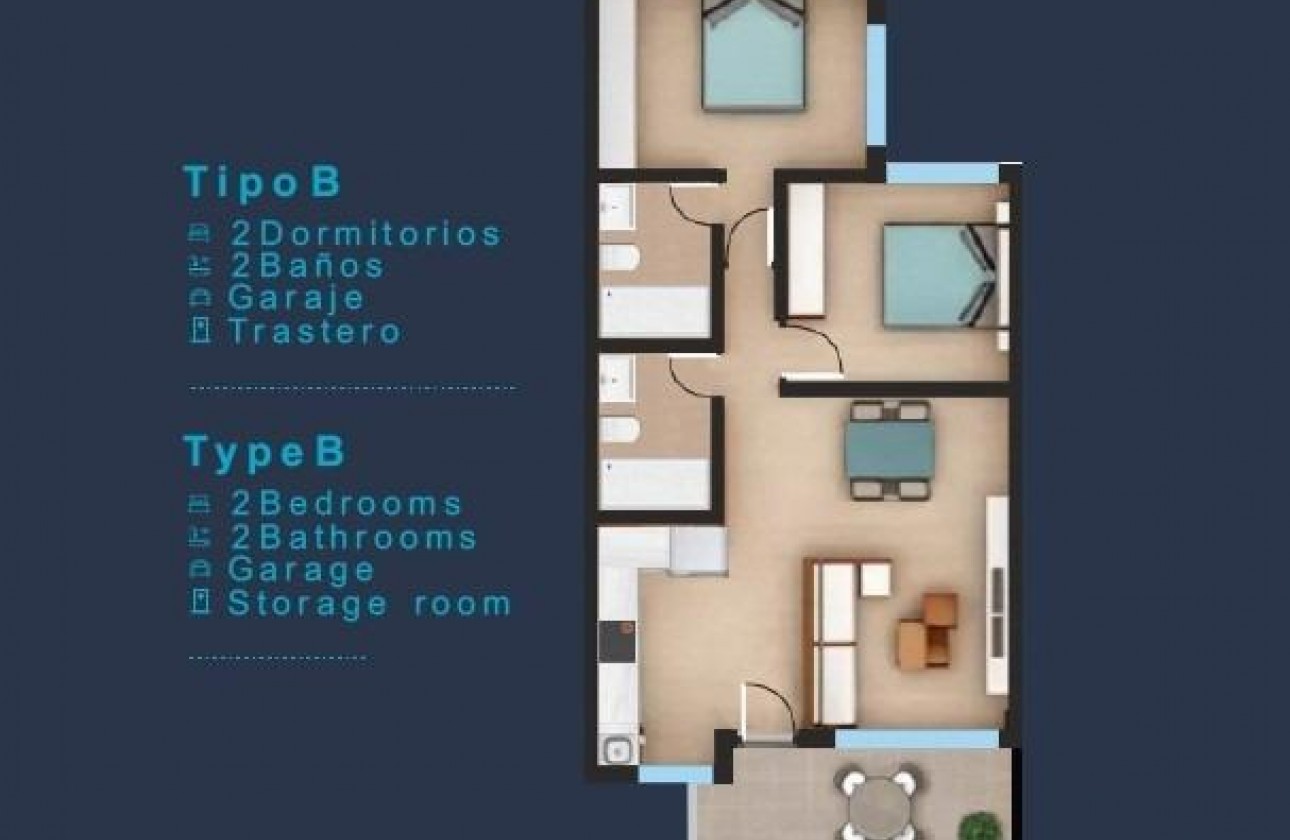 Nouvelle construction - Bungalow - San Pedro del Pinatar - Los Pinos