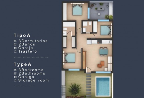 Nueva construcción  - Bungalow - San Pedro del Pinatar - Los Pinos