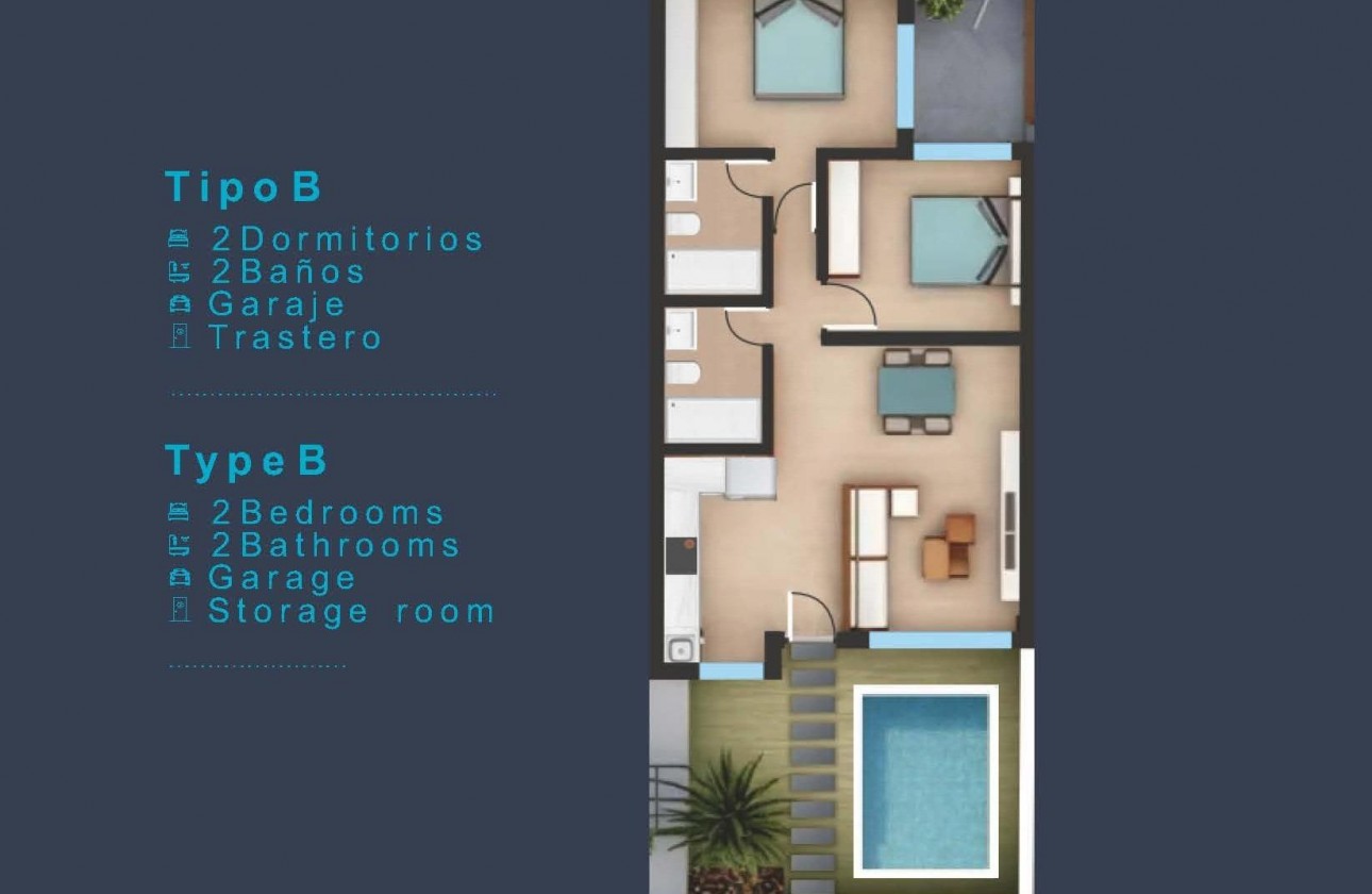 Nouvelle construction - Bungalow - San Pedro del Pinatar - Los Pinos