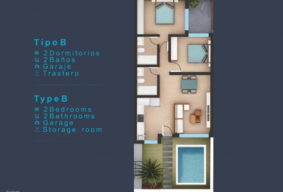 Nouvelle construction - Bungalow - San Pedro del Pinatar - Los Pinos