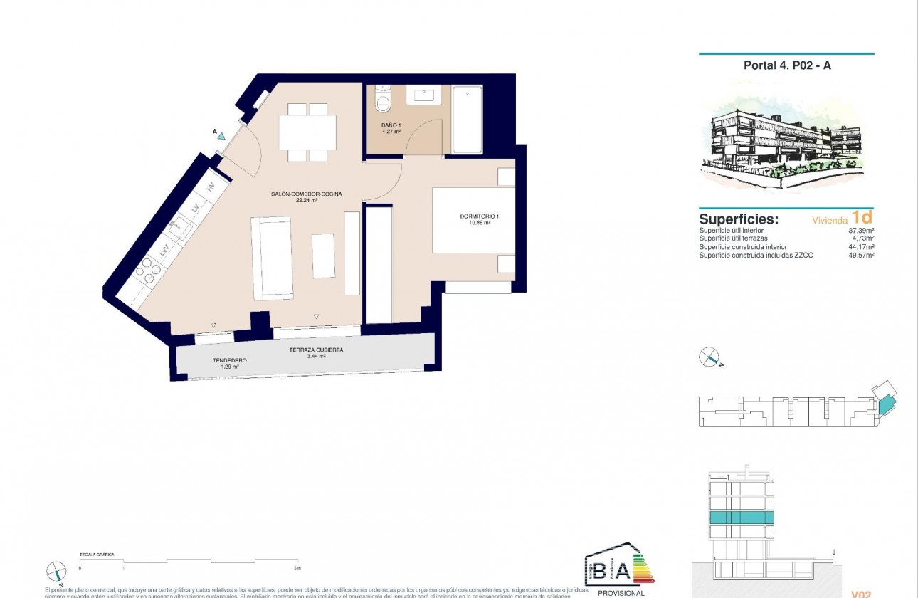 Nouvelle construction - Appartement - Alicante - San Agustín-PAU 2