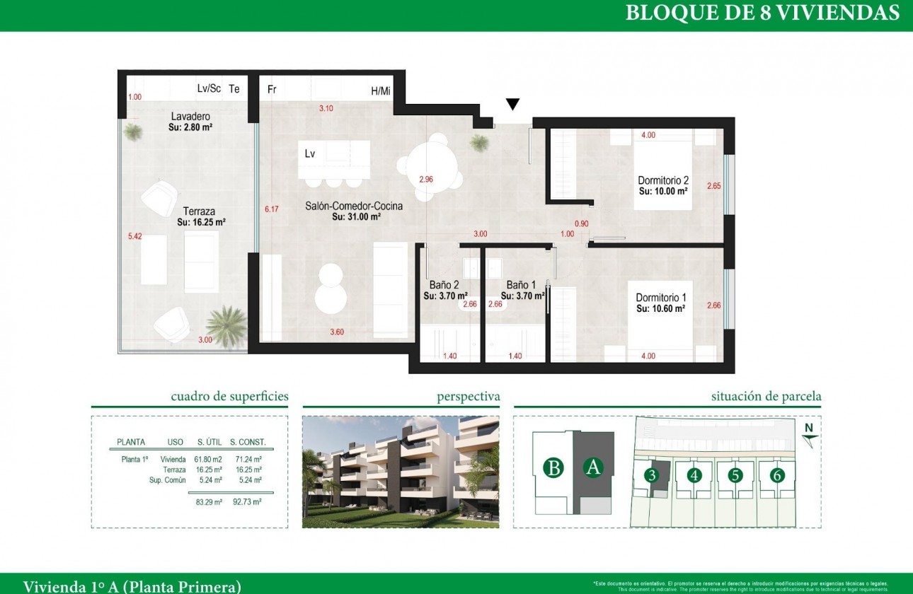 Nouvelle construction - Appartement - Alhama de Murcia - CONDADO DE ALHAMA GOLF RESORT