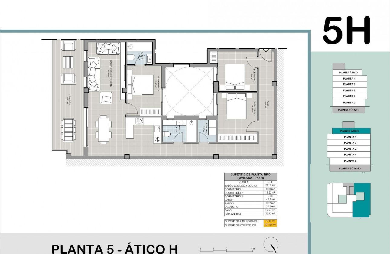 Nueva construcción  - Ático - Torrevieja - El Acequión