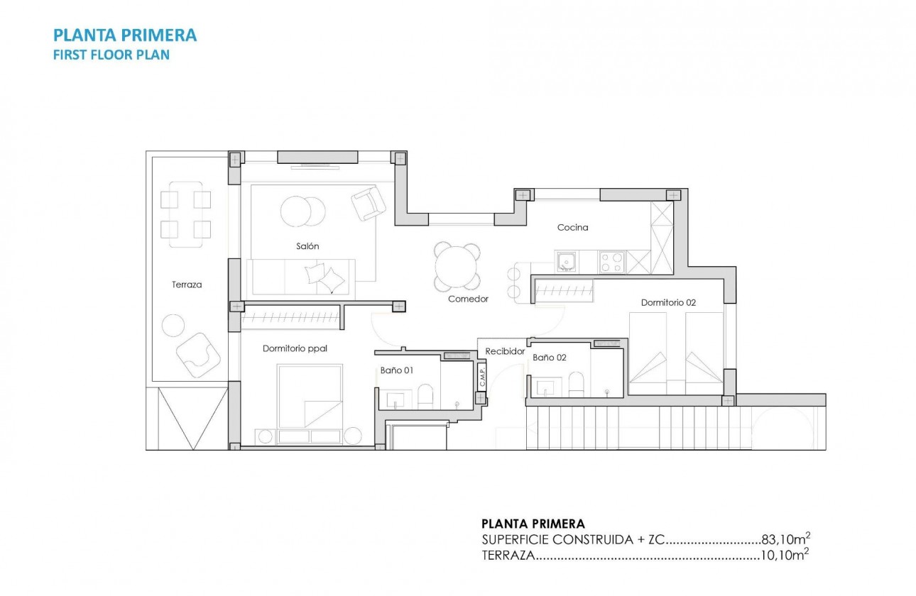 Nouvelle construction - Appartement - Torre - Pacheco - Santa Rosalia Lake And Life Resort