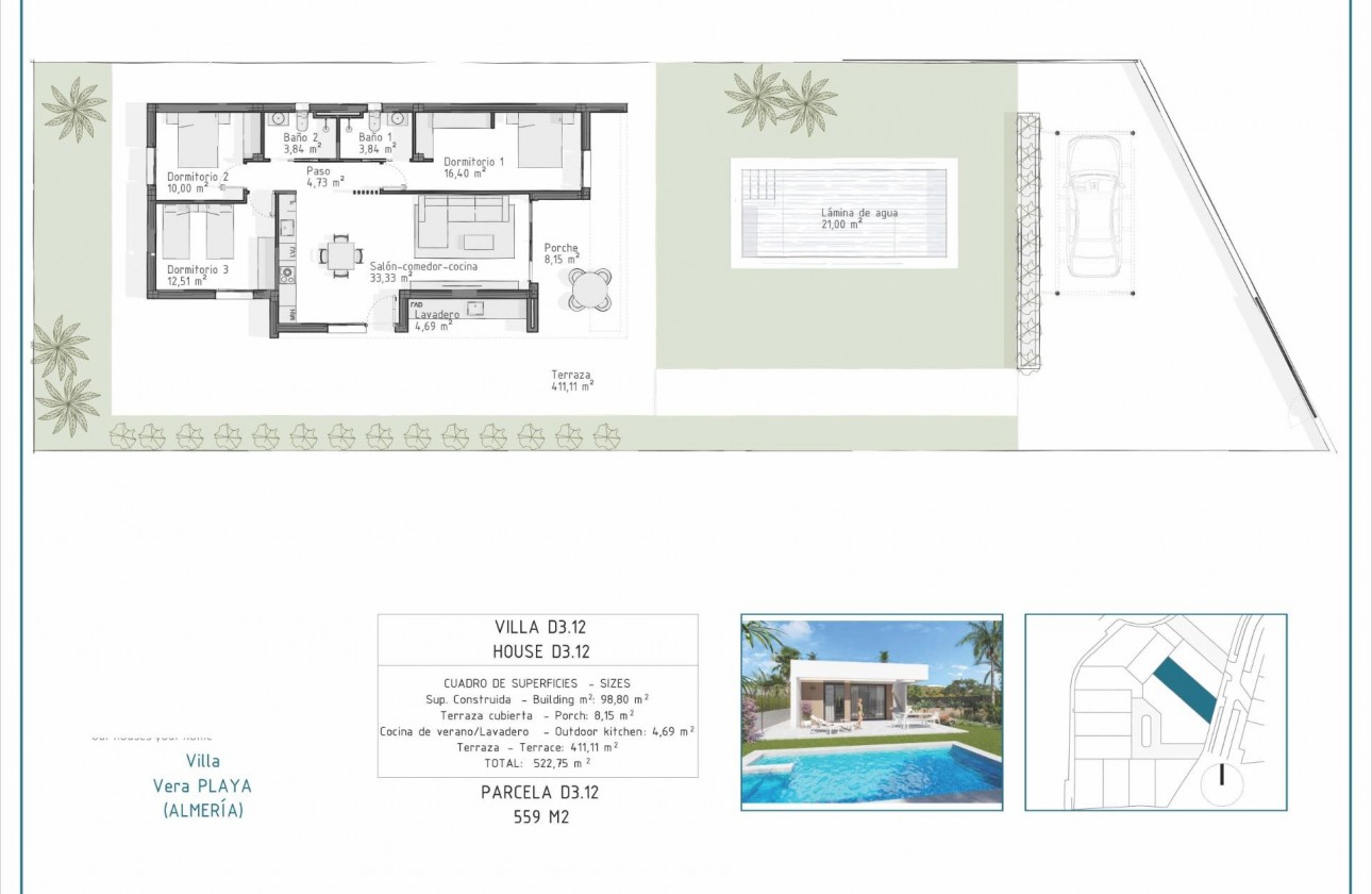 Nouvelle construction - Villa - Vera - Pueblo Salinas