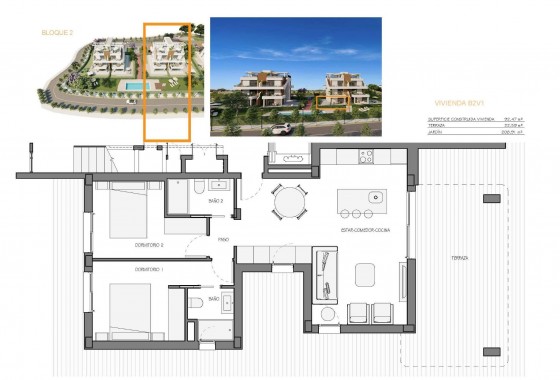 Nouvelle construction - Appartement - Fuente Álamo - Hacienda del Alamo