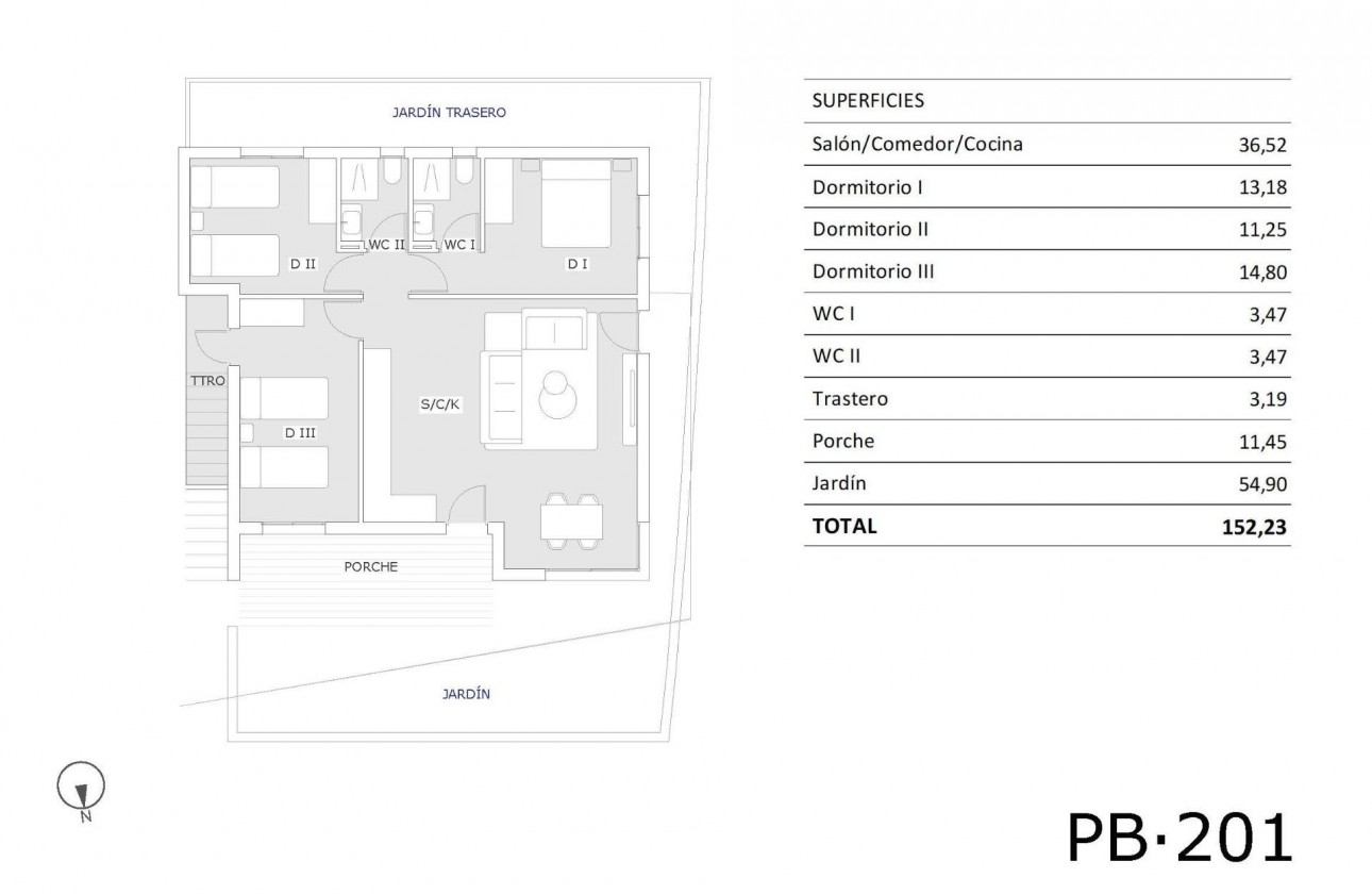 Nueva construcción  - Bungalow - San Miguel de Salinas - Pueblo