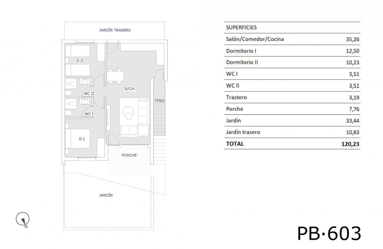 Nueva construcción  - Bungalow - San Miguel de Salinas - Pueblo