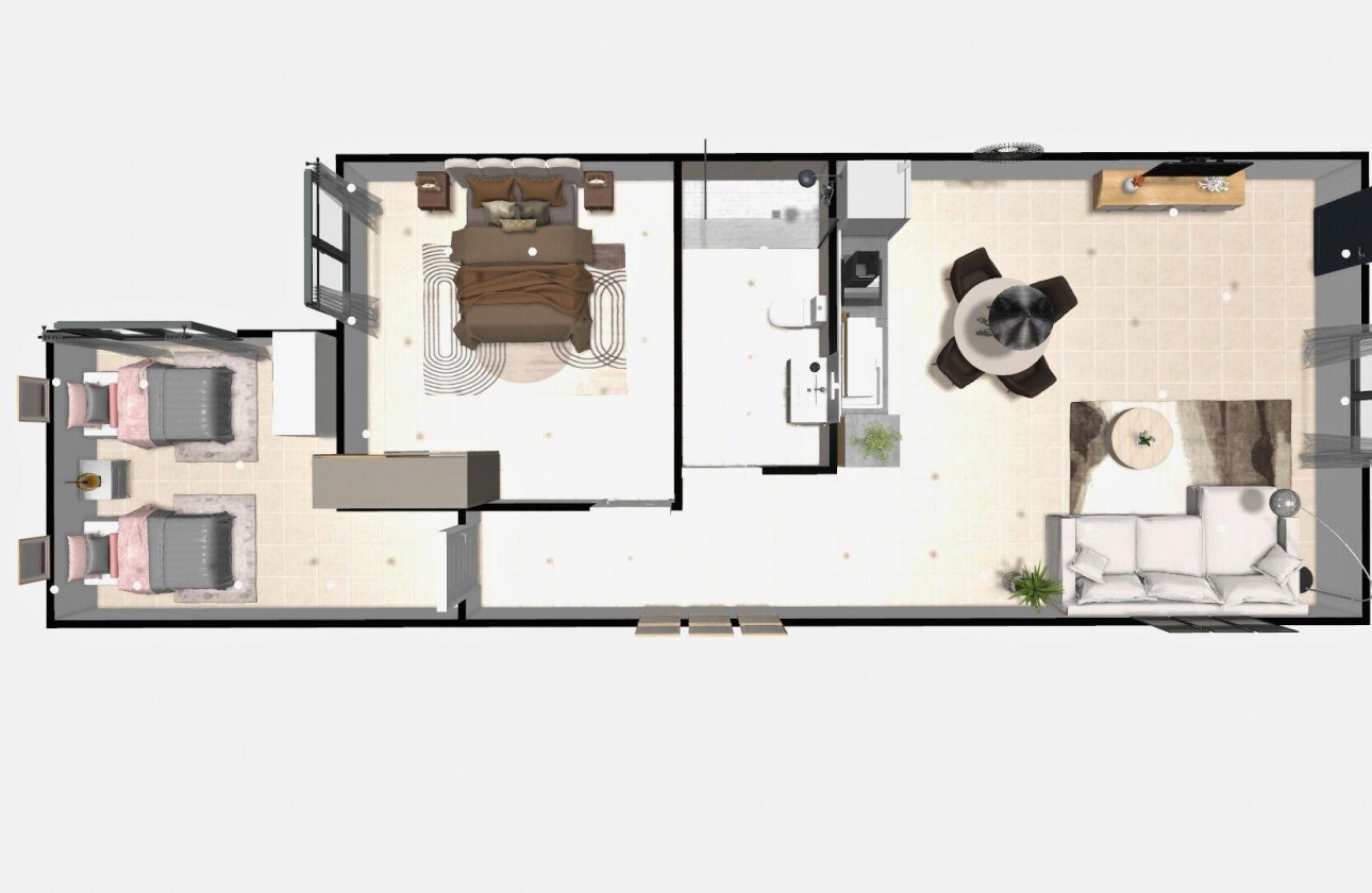 Nouvelle construction - Bungalow - Hondón de las Nieves - La Canalosa