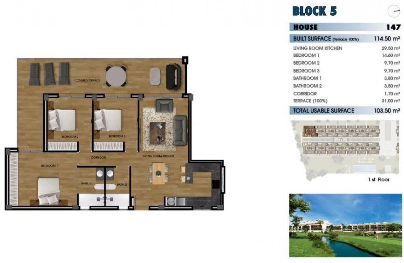 Nouvelle construction - Appartement - Los Alcázares - La Serena Golf