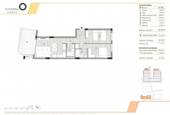 Nouvelle construction - Attique - Torrevieja - Centro