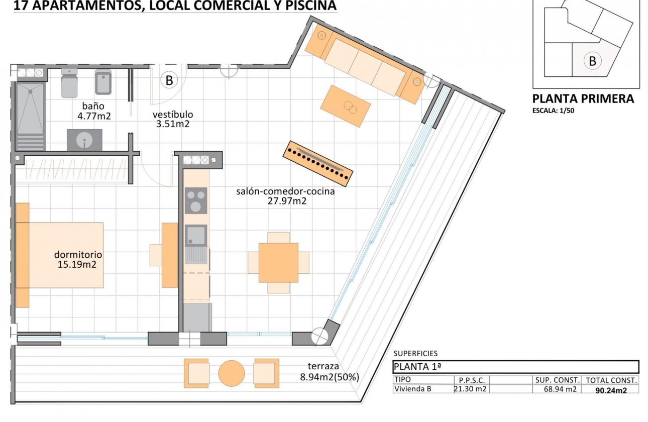 Nouvelle construction - Appartement - San Pedro del Pinatar - Lo pagan