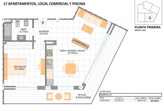 Nouvelle construction - Appartement - San Pedro del Pinatar - Lo pagan