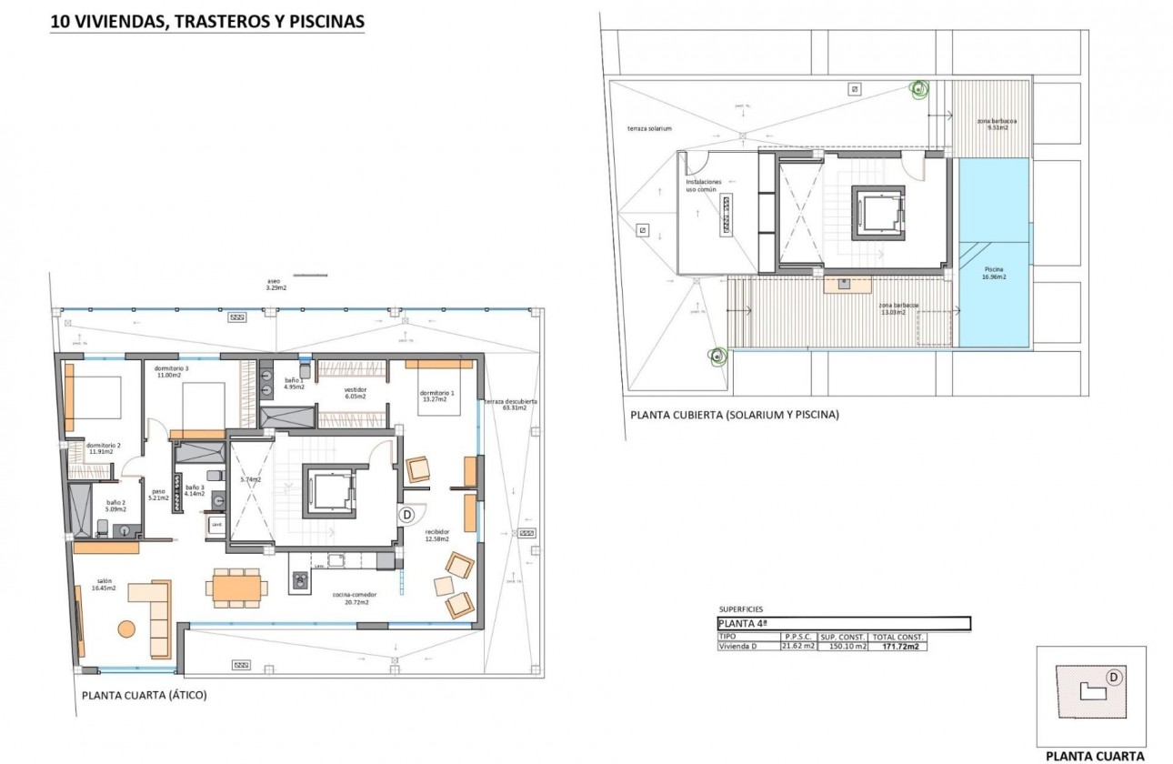 Nouvelle construction - Attique - San Pedro del Pinatar - Lo pagan