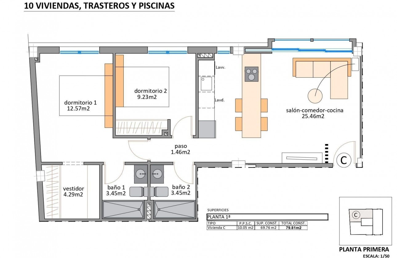Nouvelle construction - Appartement - San Pedro del Pinatar - Lo pagan