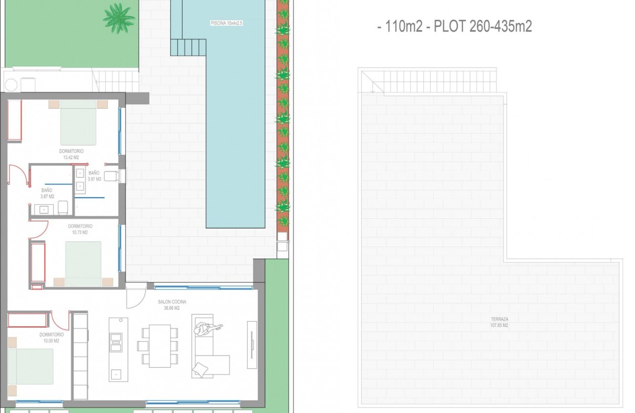 Nouvelle construction - Villa - San Javier - Parque del doce