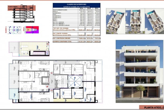 Nouvelle construction - Attique - Torrevieja - Centro