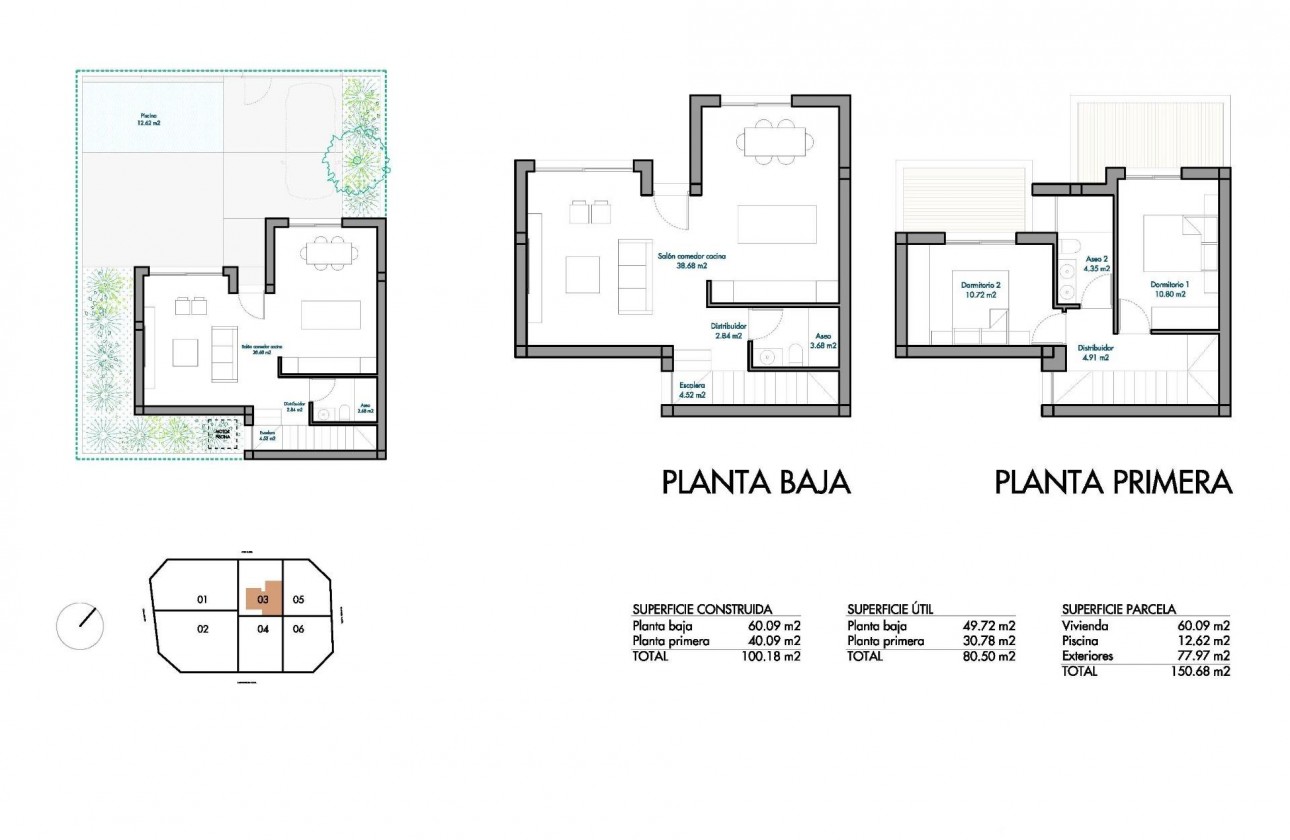 Nouvelle construction - Quad House - Torre - Pacheco - El Alba