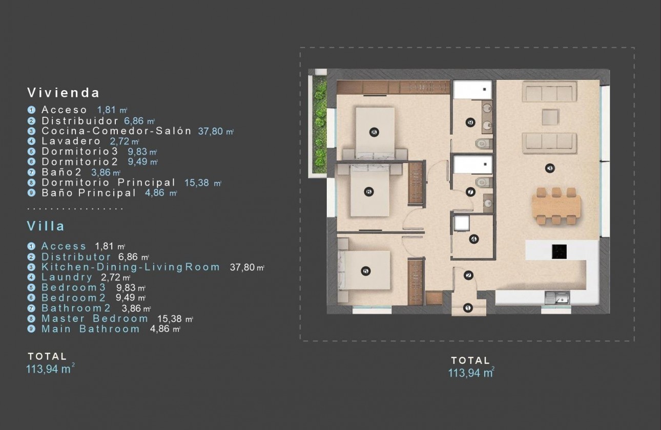 Nouvelle construction - Villa - Orihuela Costa - Las Filipinas