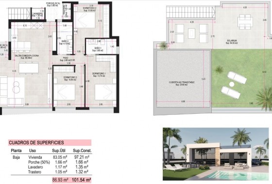 Nueva construcción  - Chalet - Alhama de Murcia - Condado de Alhama