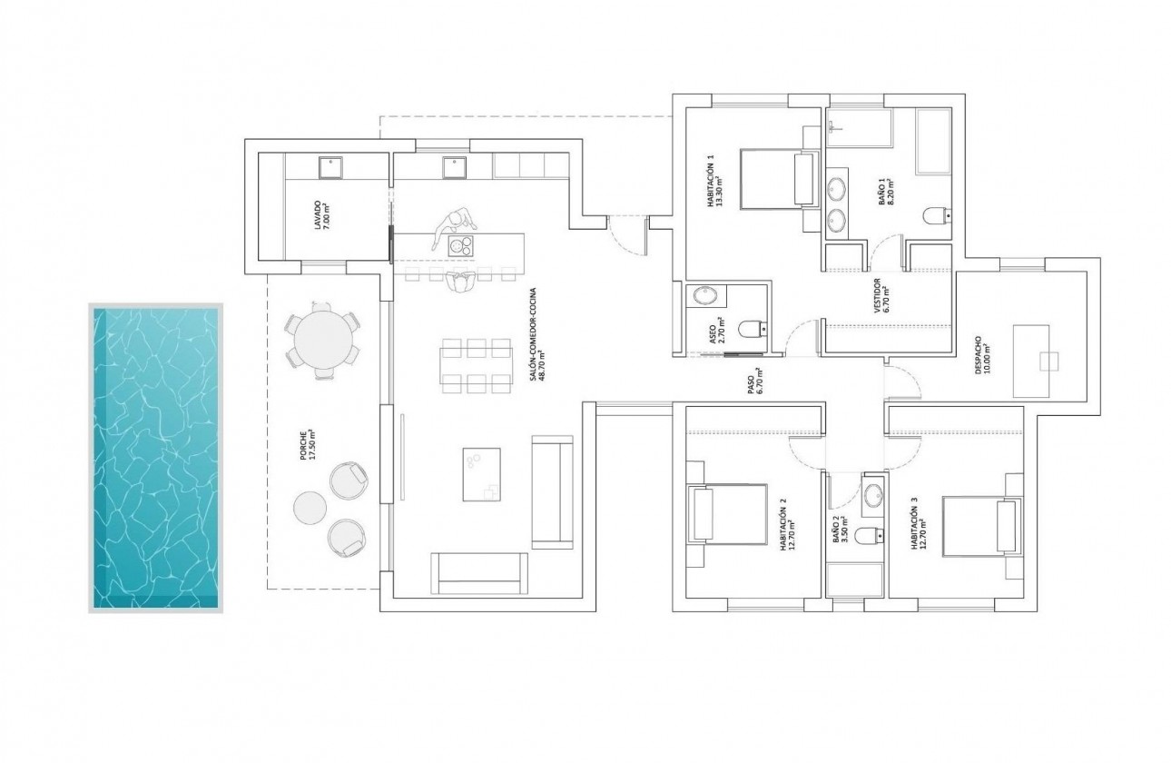 Nouvelle construction - Villa - Monforte del Cid - La Capitana
