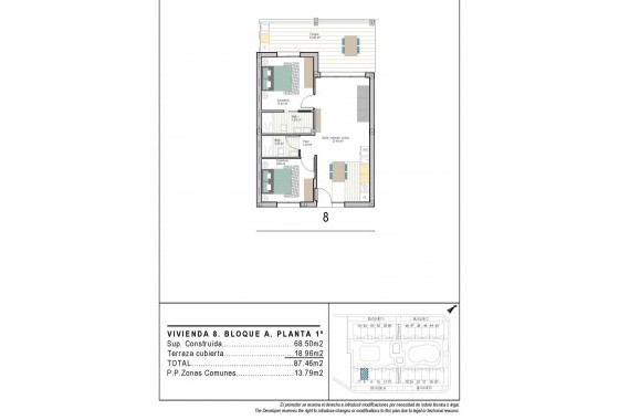 Nueva construcción  - Apartamento / piso - Torre - Pacheco - San Cayetano