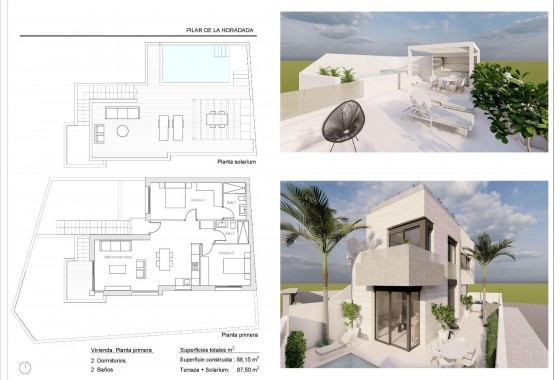 Nouvelle construction - Bungalow - Pilar de la Horadada - pueblo