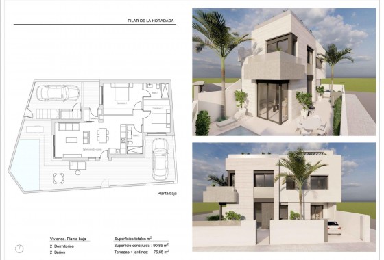 Nouvelle construction - Bungalow - Pilar de la Horadada - pueblo