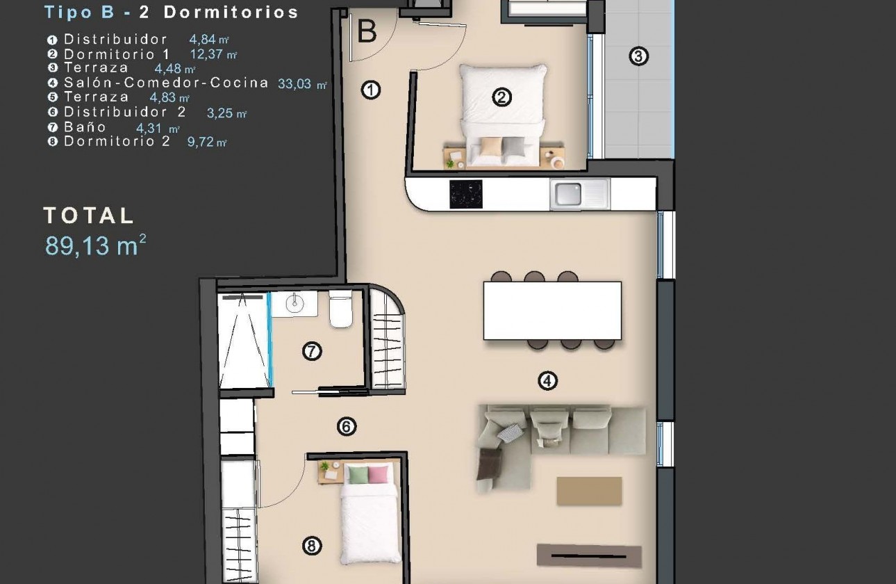 Nouvelle construction - Appartement - Torrevieja - Centro